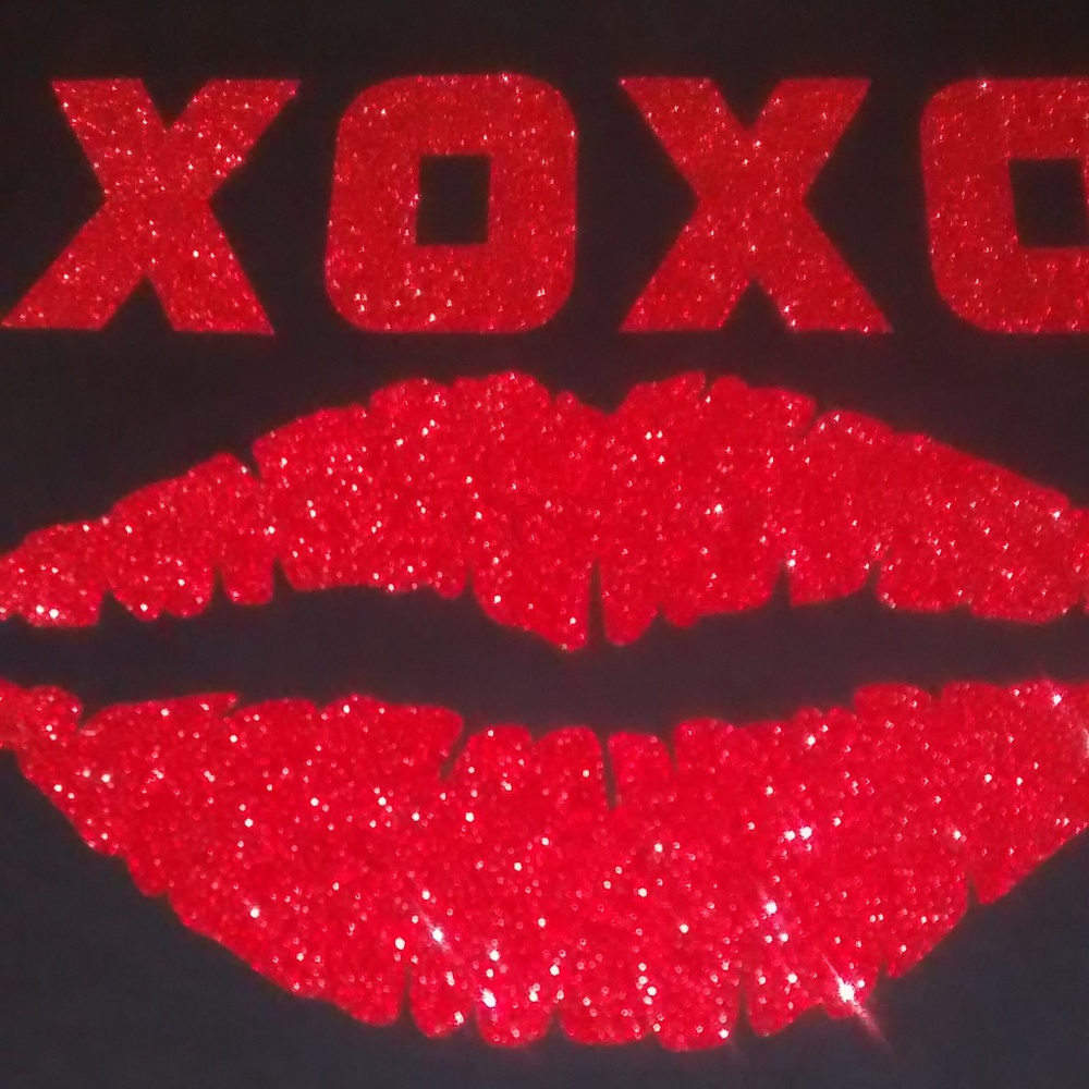 Custom Made NWOT, XOXO Kiss Tank Top❤❤❤❤ - Picture 3 of 8